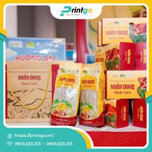 In bao bì sản phẩm OCOP miến dong Bình Liêu