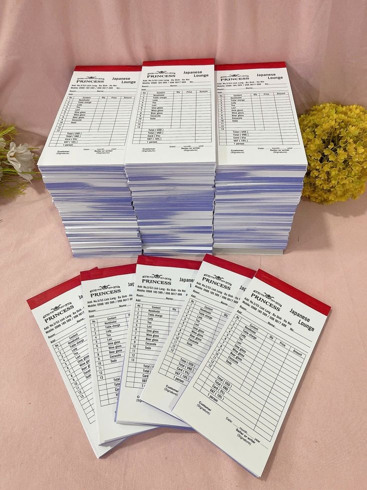 Báo giá in hóa đơn bán lẻ theo yêu cầu