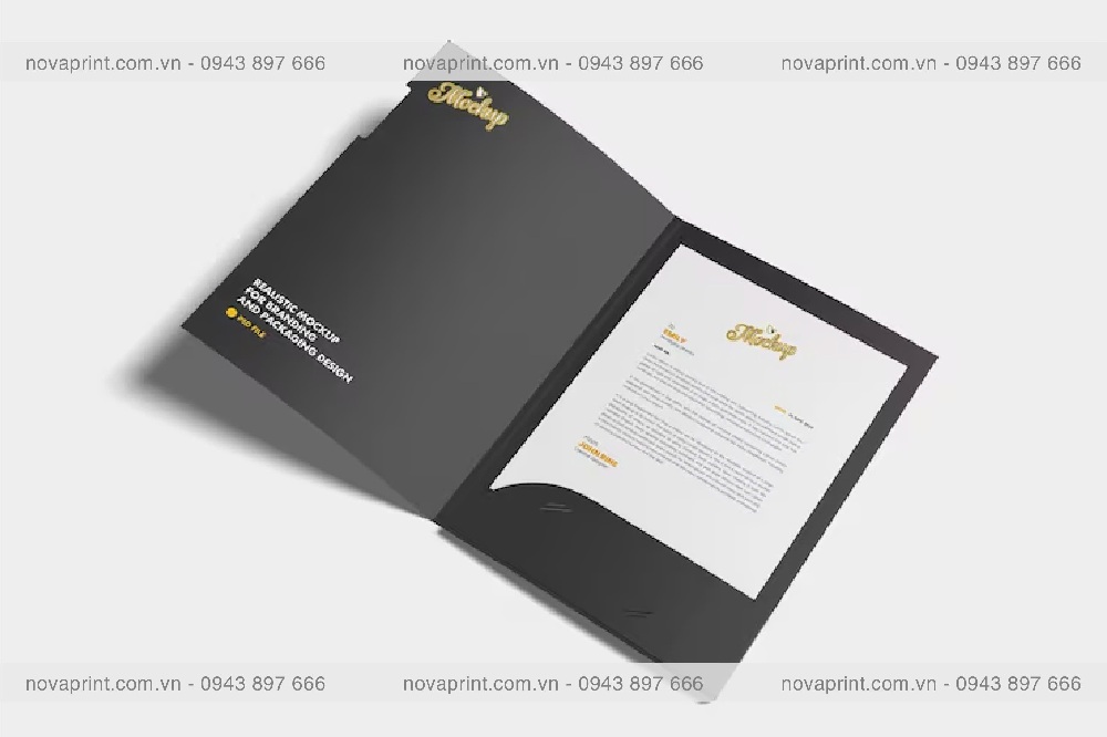 Báo giá in kẹp file folder